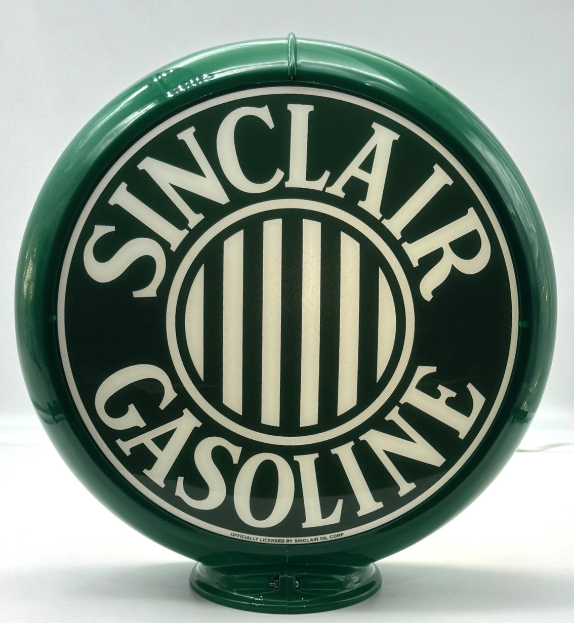 SINCLAIR GASOLINE STRIPES 13.5" Ad Globe