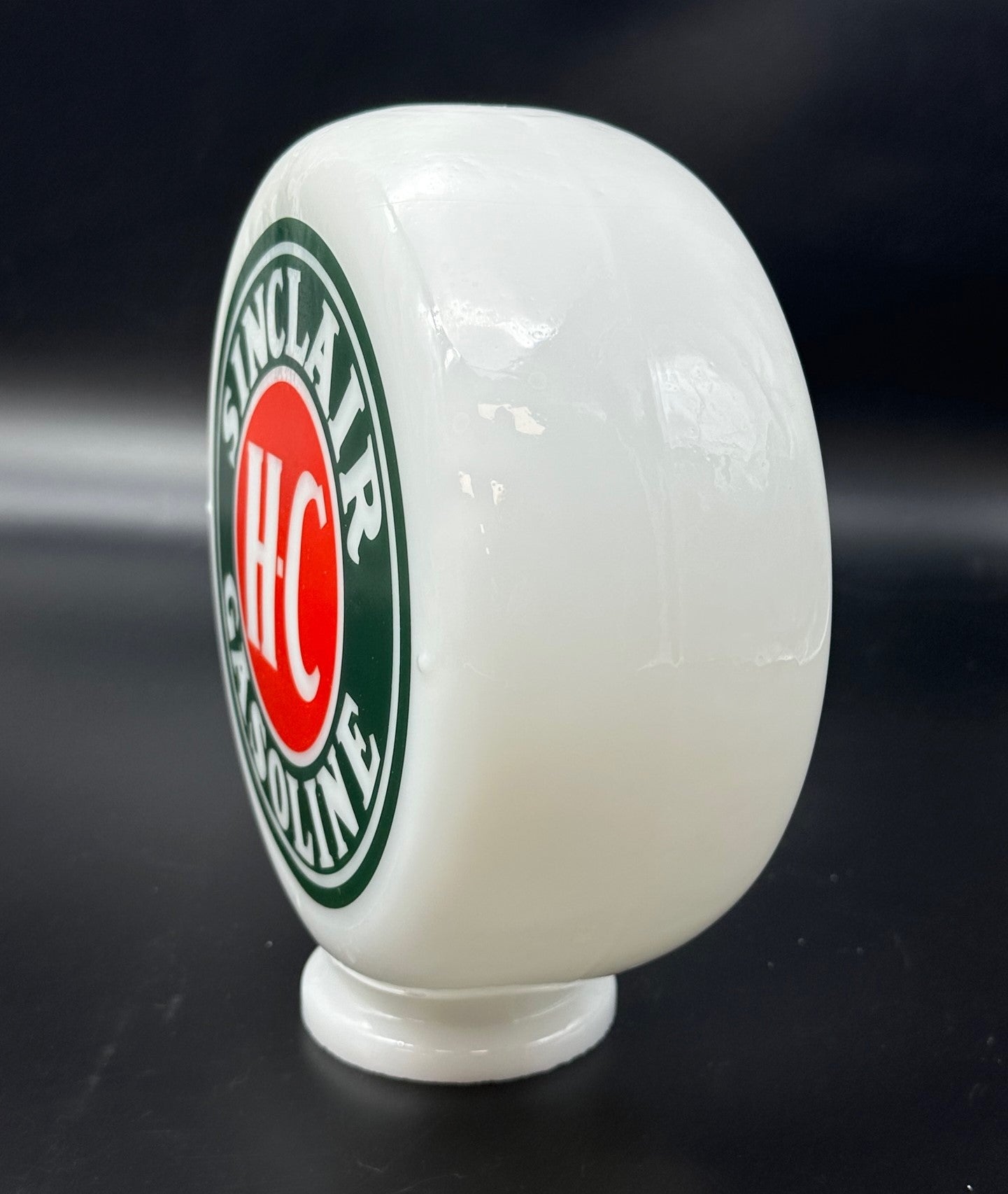 SINCLAIR H-C GASOLINE 8" Mini Glass Globe