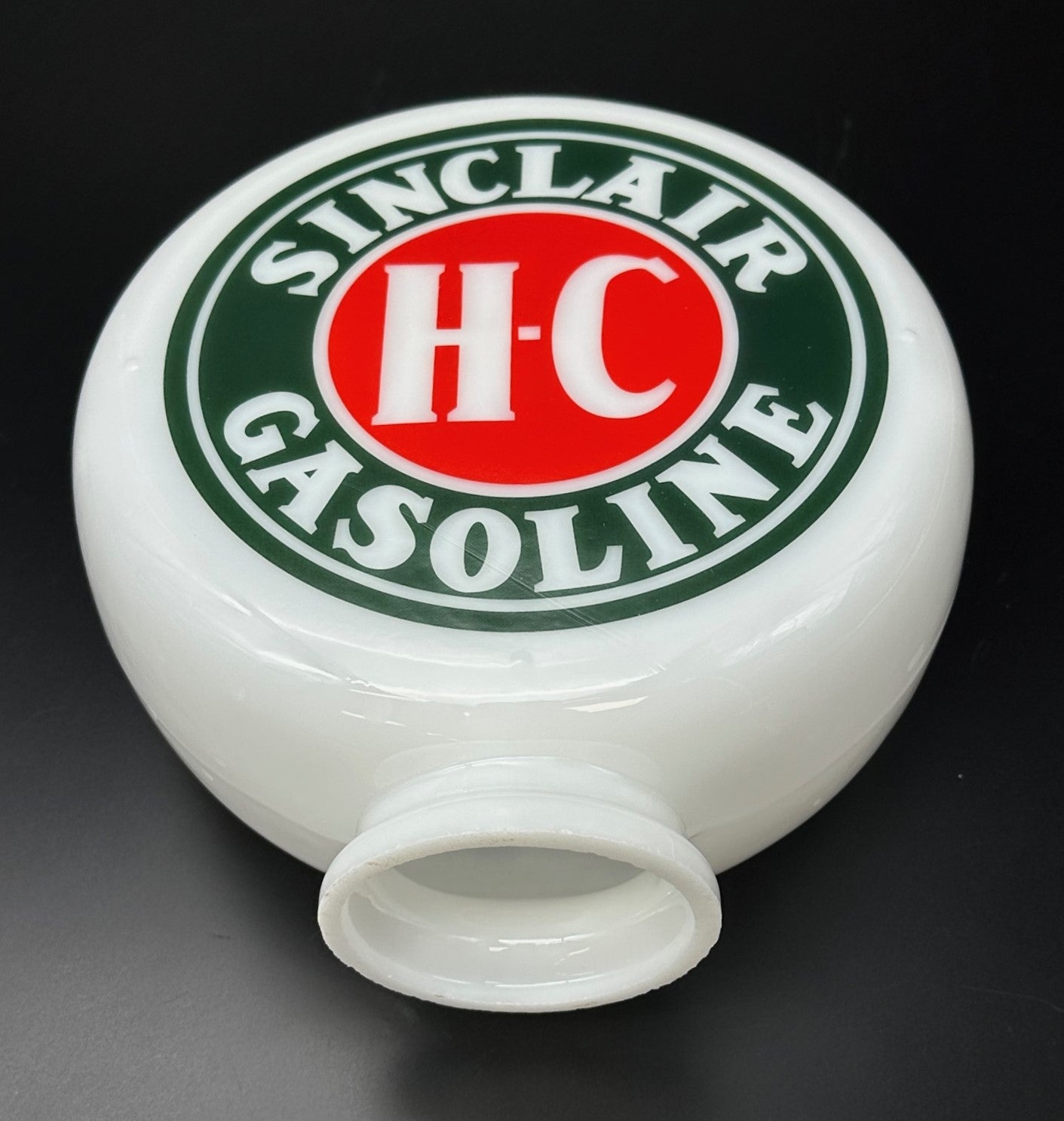 SINCLAIR H-C GASOLINE 8" Mini Glass Globe