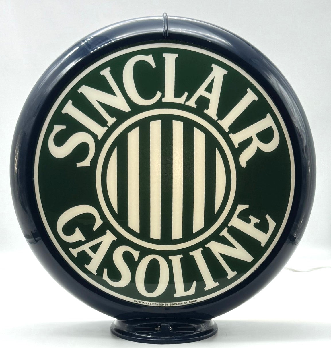 SINCLAIR GASOLINE STRIPES 13.5" Ad Globe