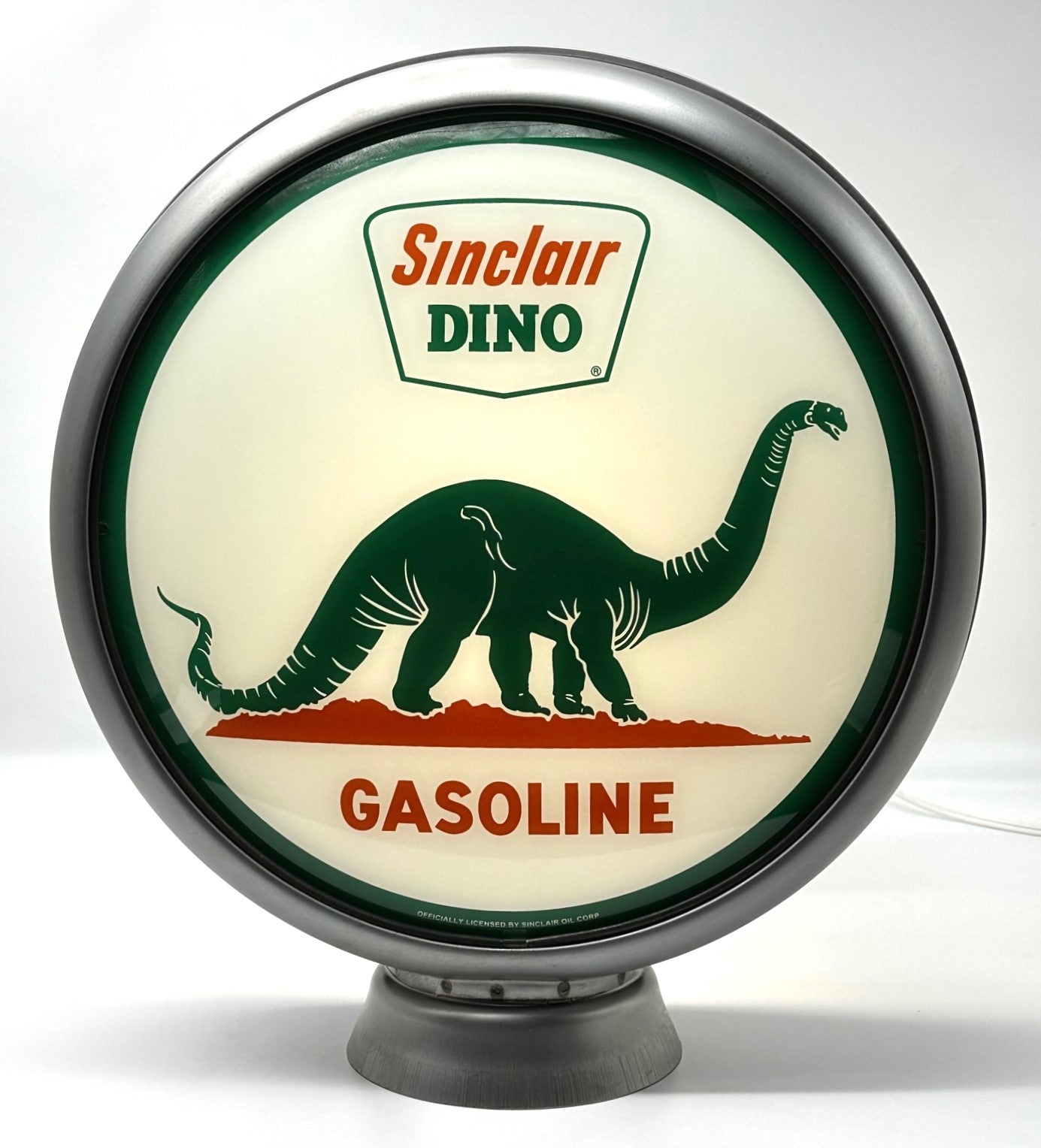 SINCLAIR DINO WRINKLY 13.5" Gas Pump Globe