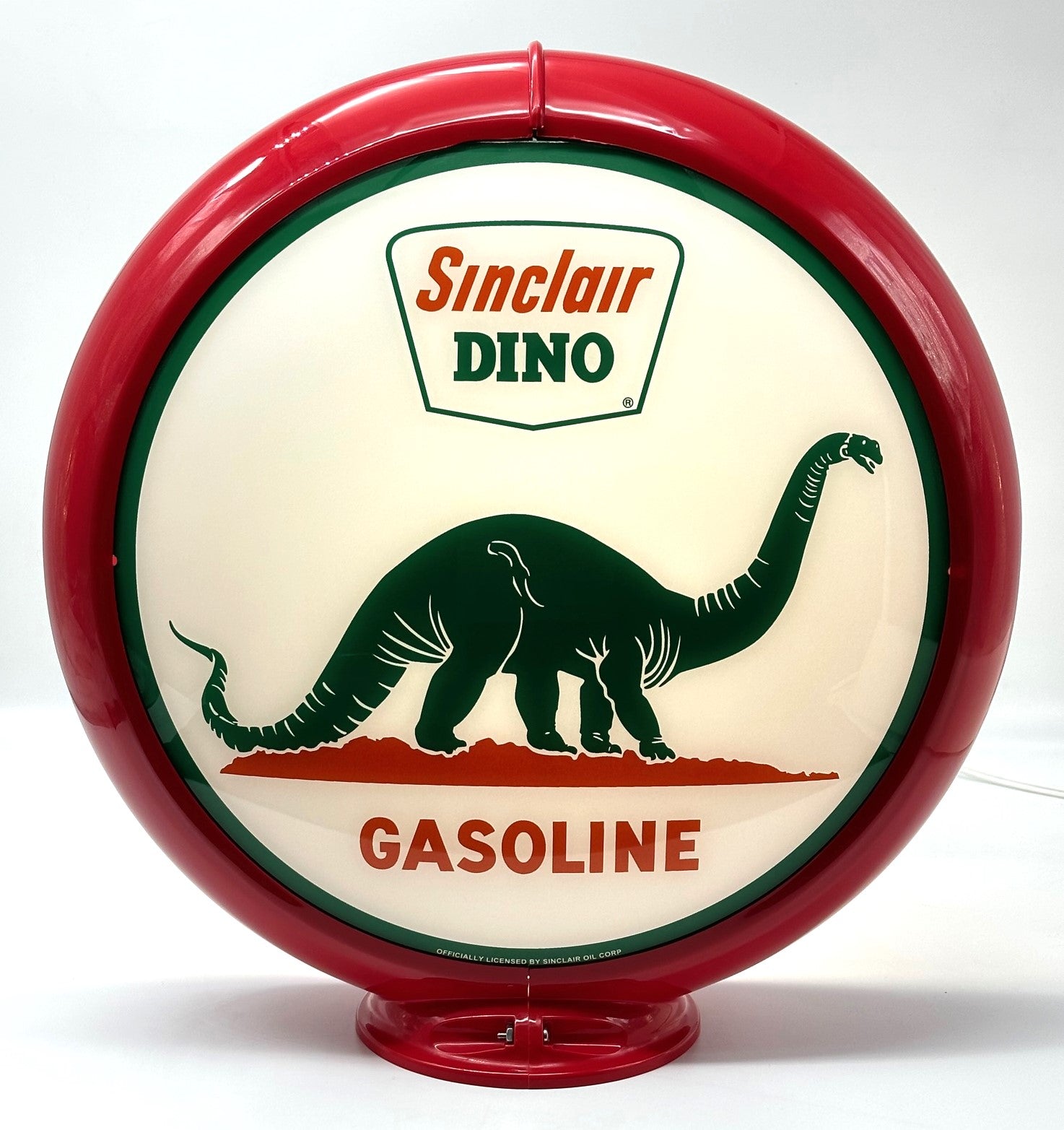 SINCLAIR DINO WRINKLY 13.5" Gas Pump Globe
