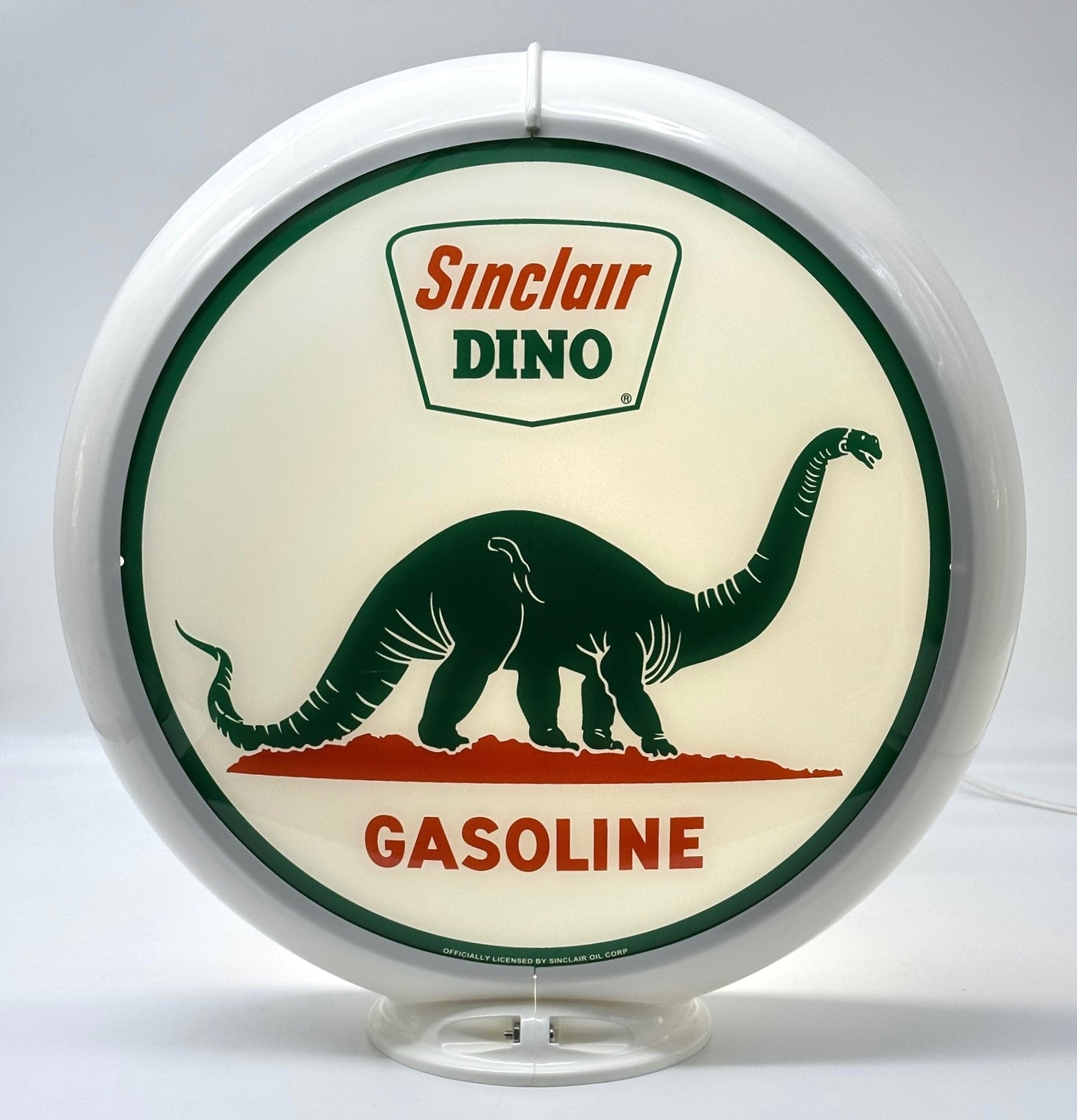 SINCLAIR DINO WRINKLY 13.5" Gas Pump Globe