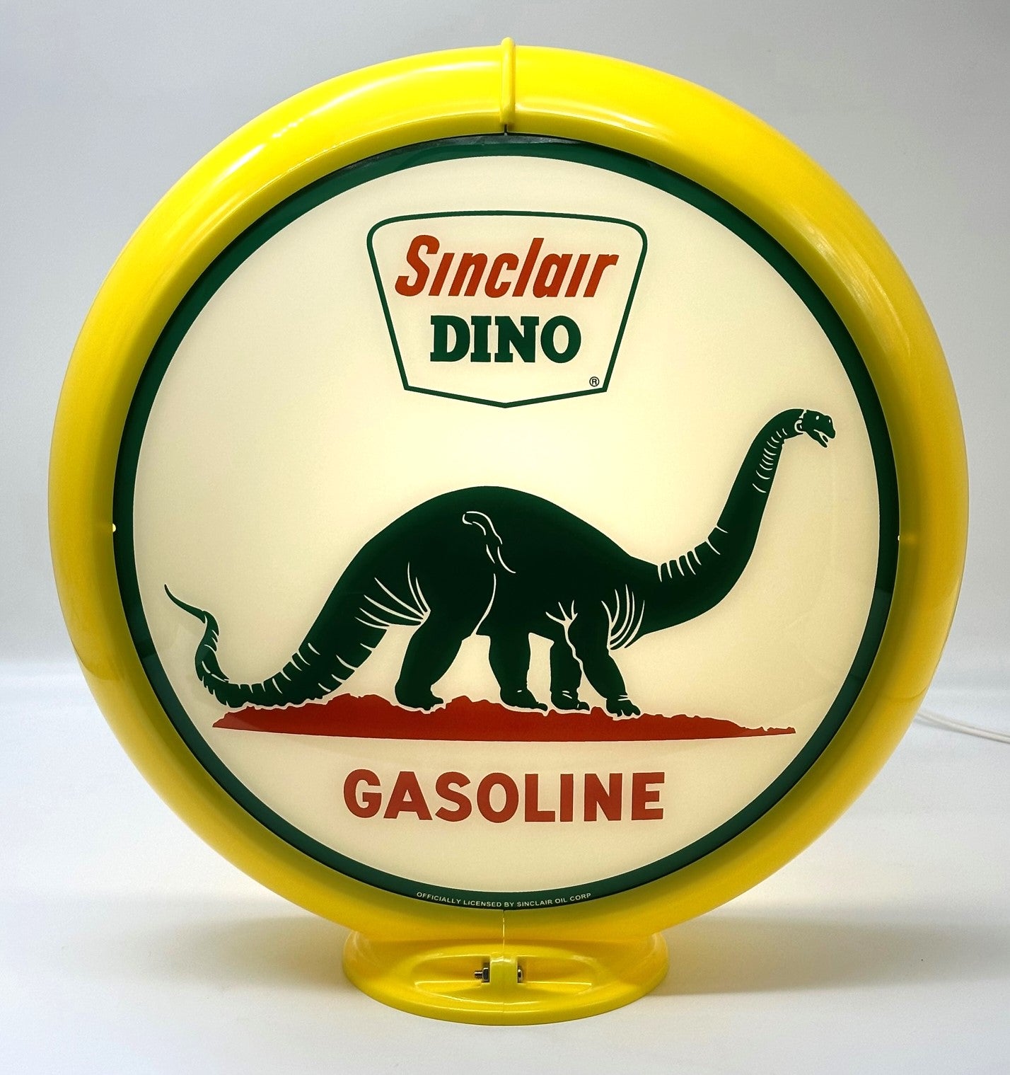 SINCLAIR DINO WRINKLY 13.5" Gas Pump Globe