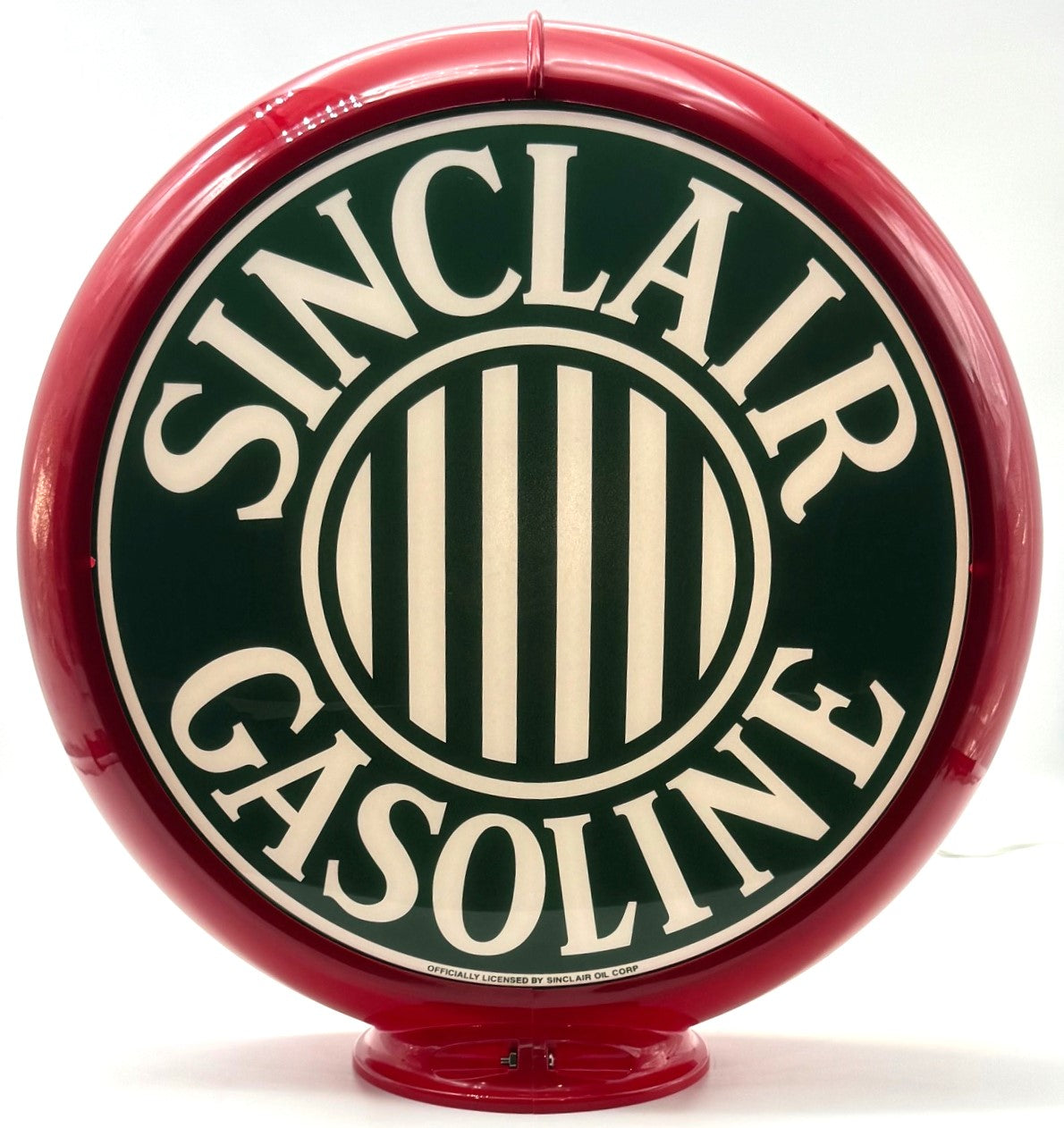 SINCLAIR GASOLINE STRIPES 13.5" Ad Globe