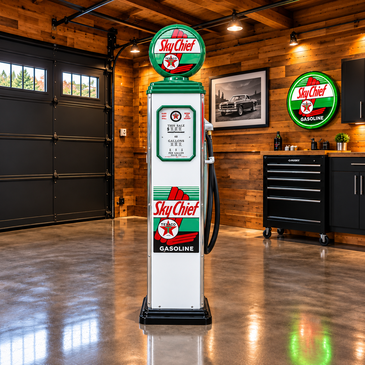 SkyChief Retro Gas Pump - Green