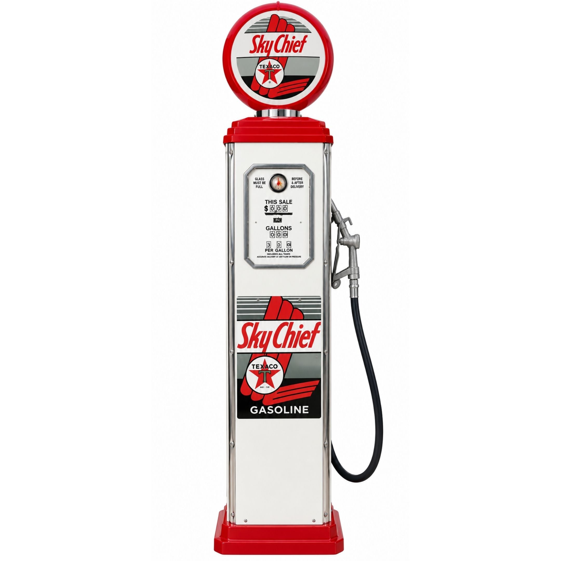 SkyChief Retro Gas Pump - Red
