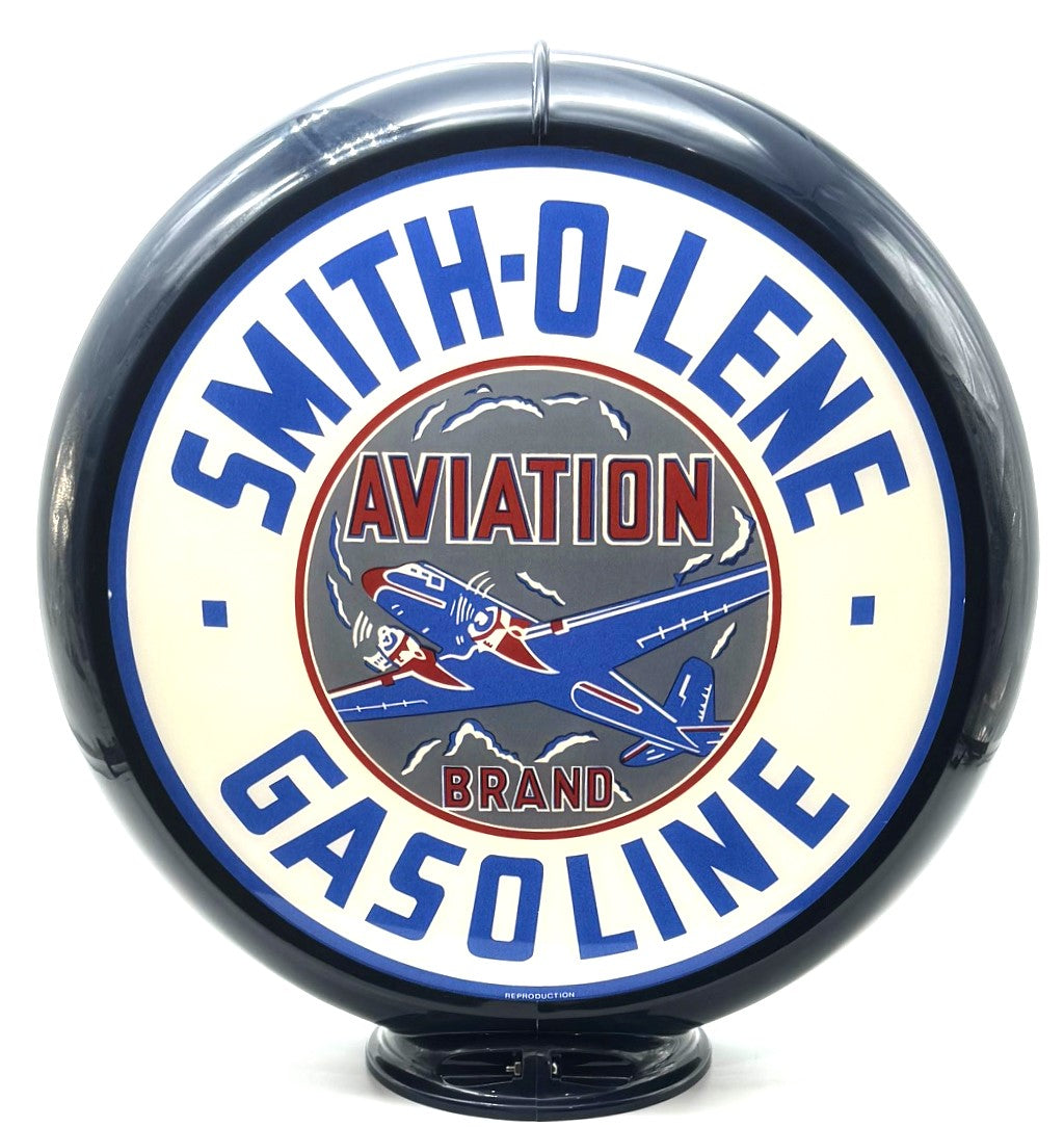 SMITH-O-LENE GASOLINE 13.5" Ad Globe
