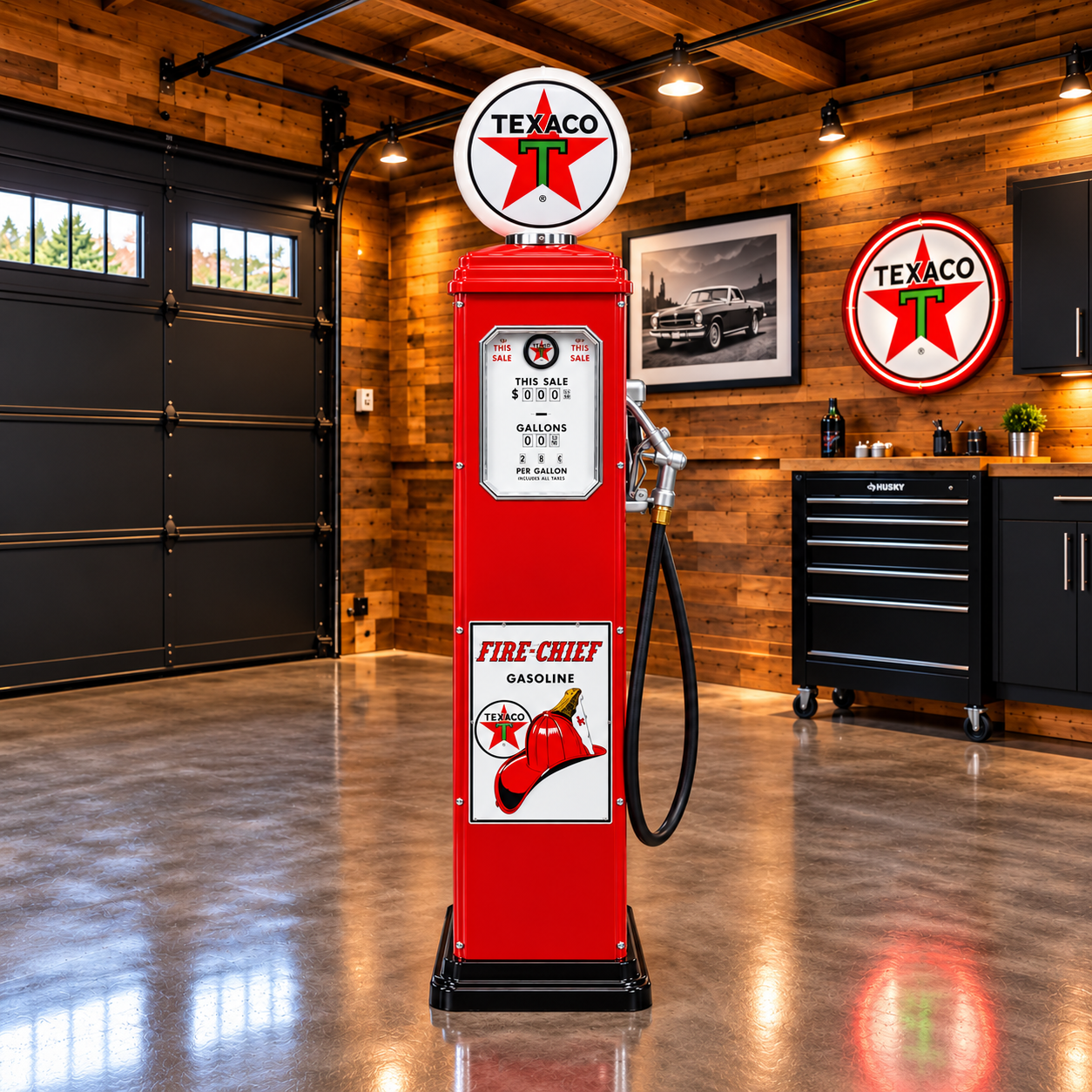 Texaco Retro Gas Pump
