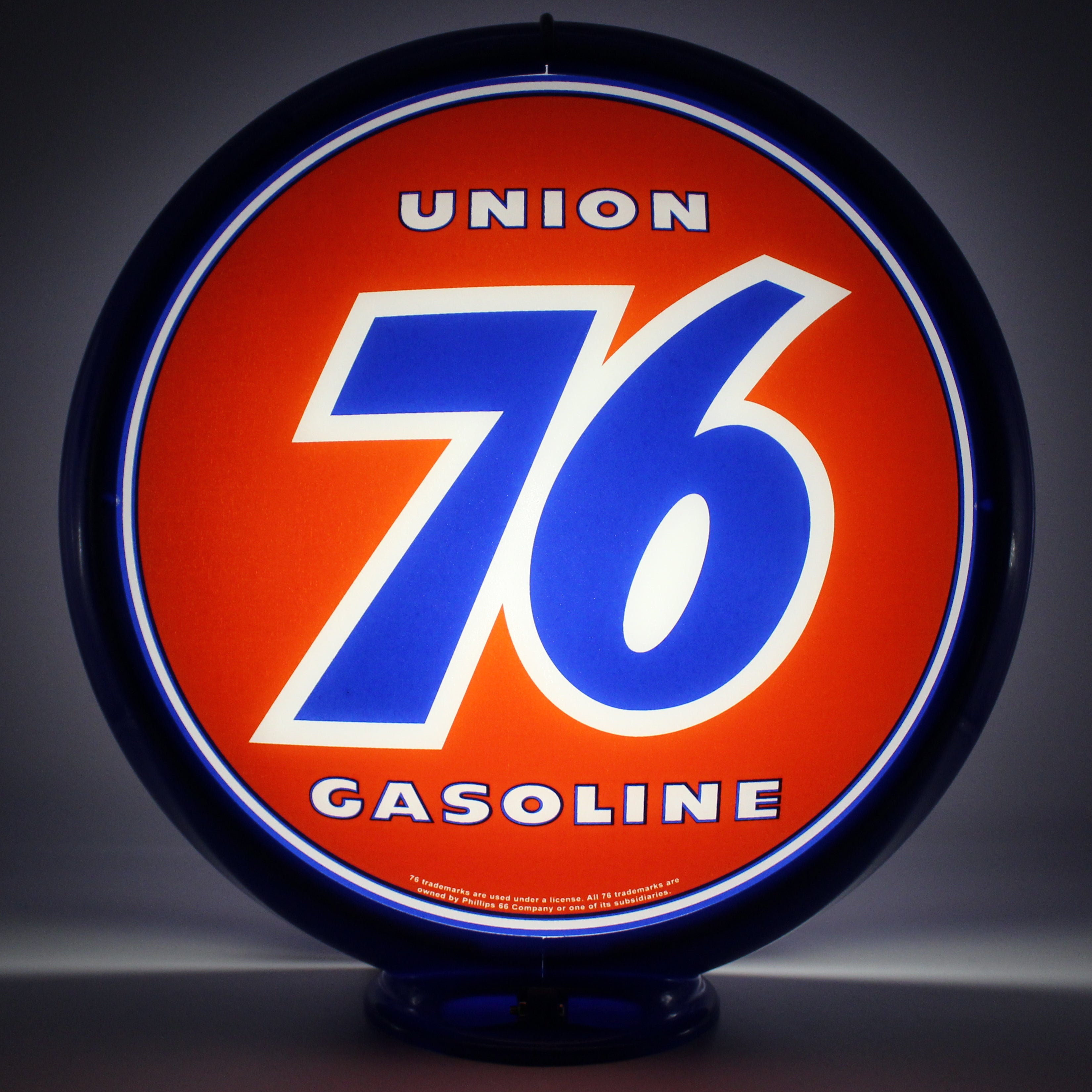 UNION 76 GASOLINE 13.5" Gas Pump Globe