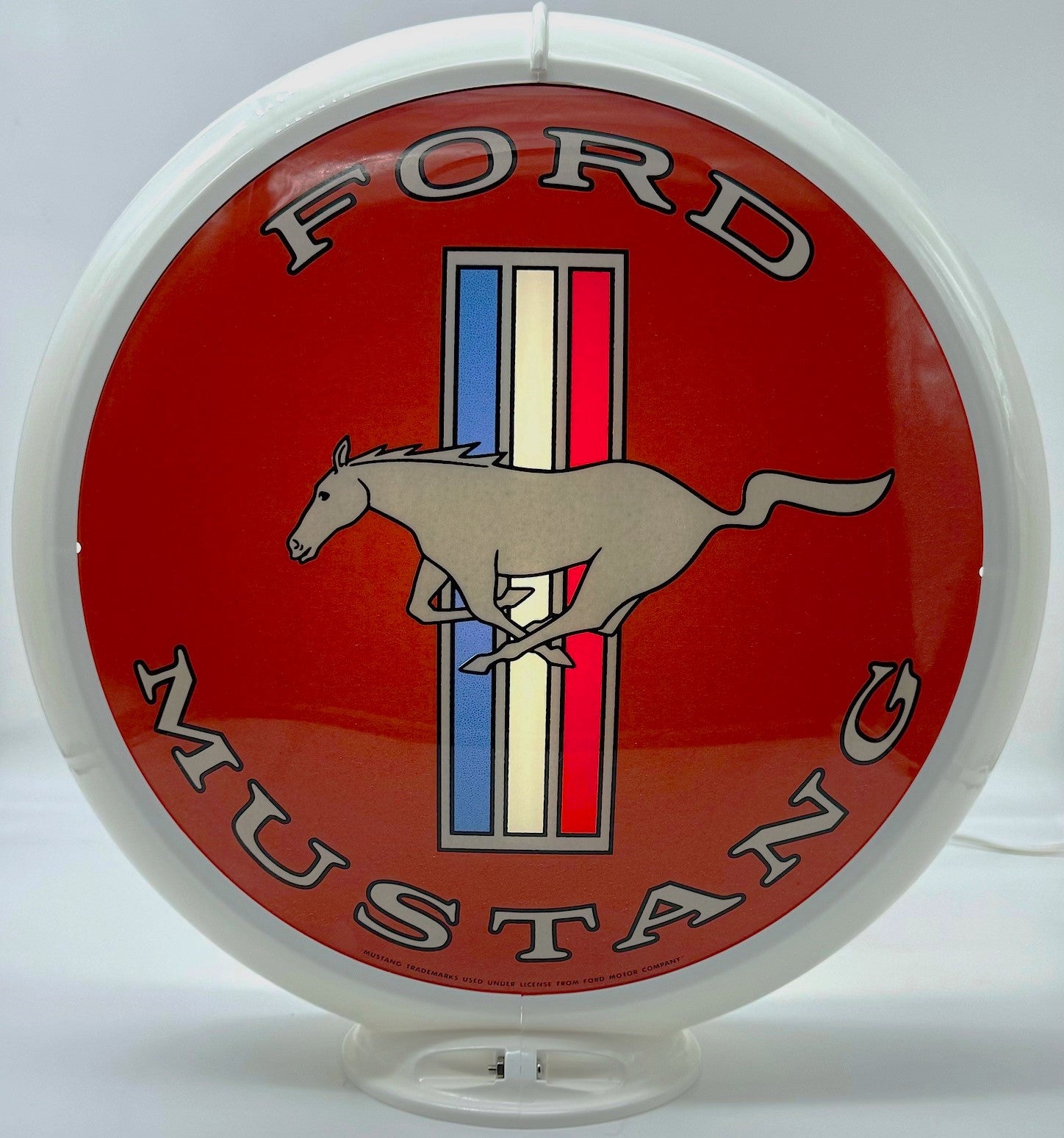 FORD MUSTANG 13.5" Gas Pump Globe