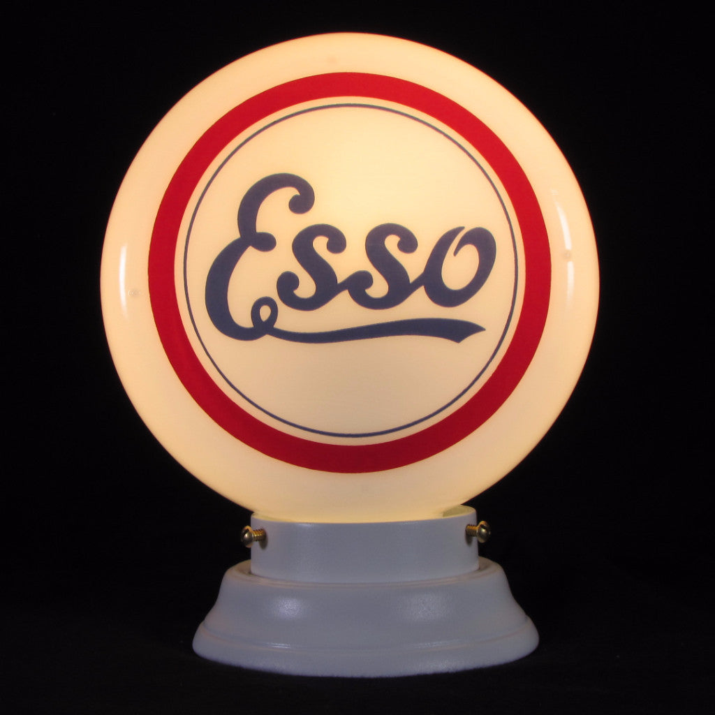 ESSO 8" Glass Gas Pump Globe