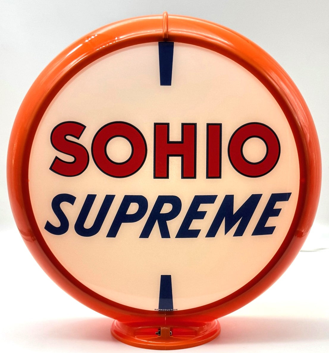 SOHIO SUPREME 13.5" Ad Globe