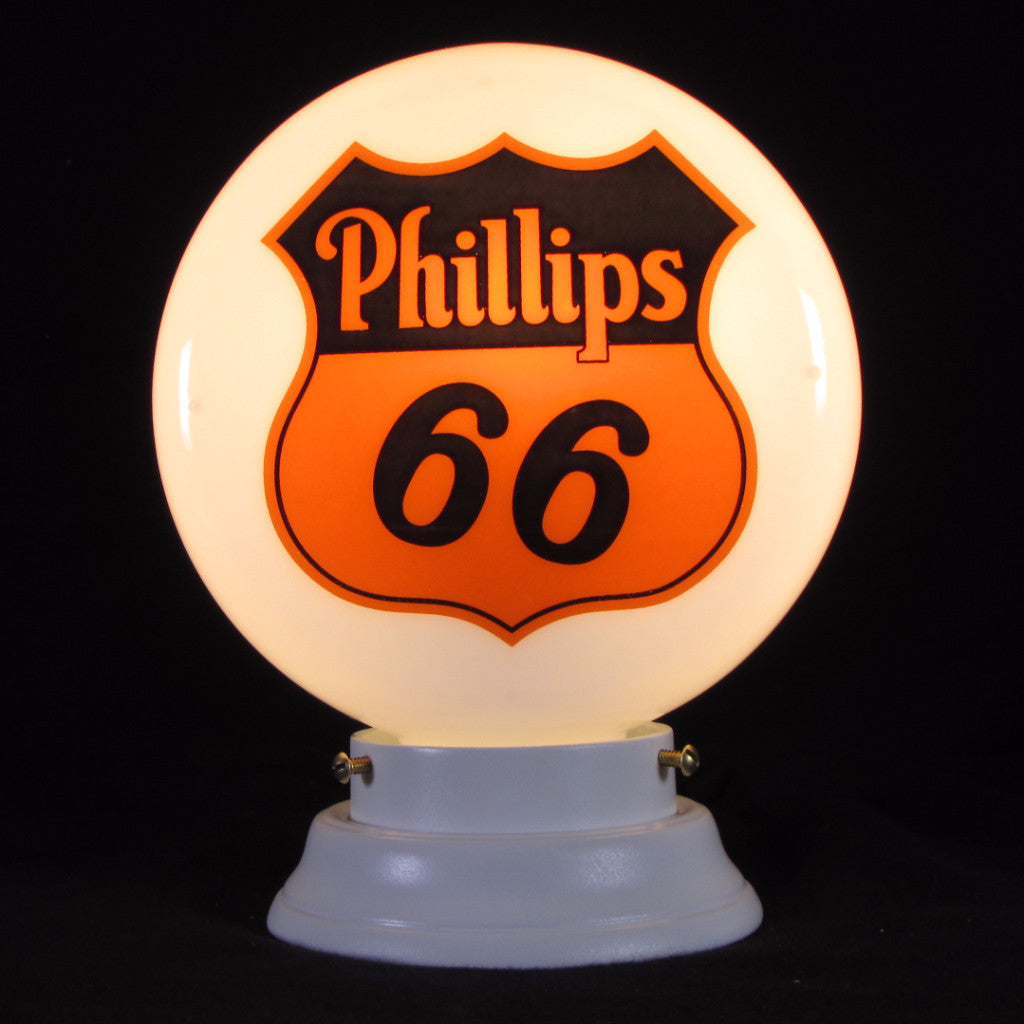 PHILLIPS 66 8" Mini Glass Globe