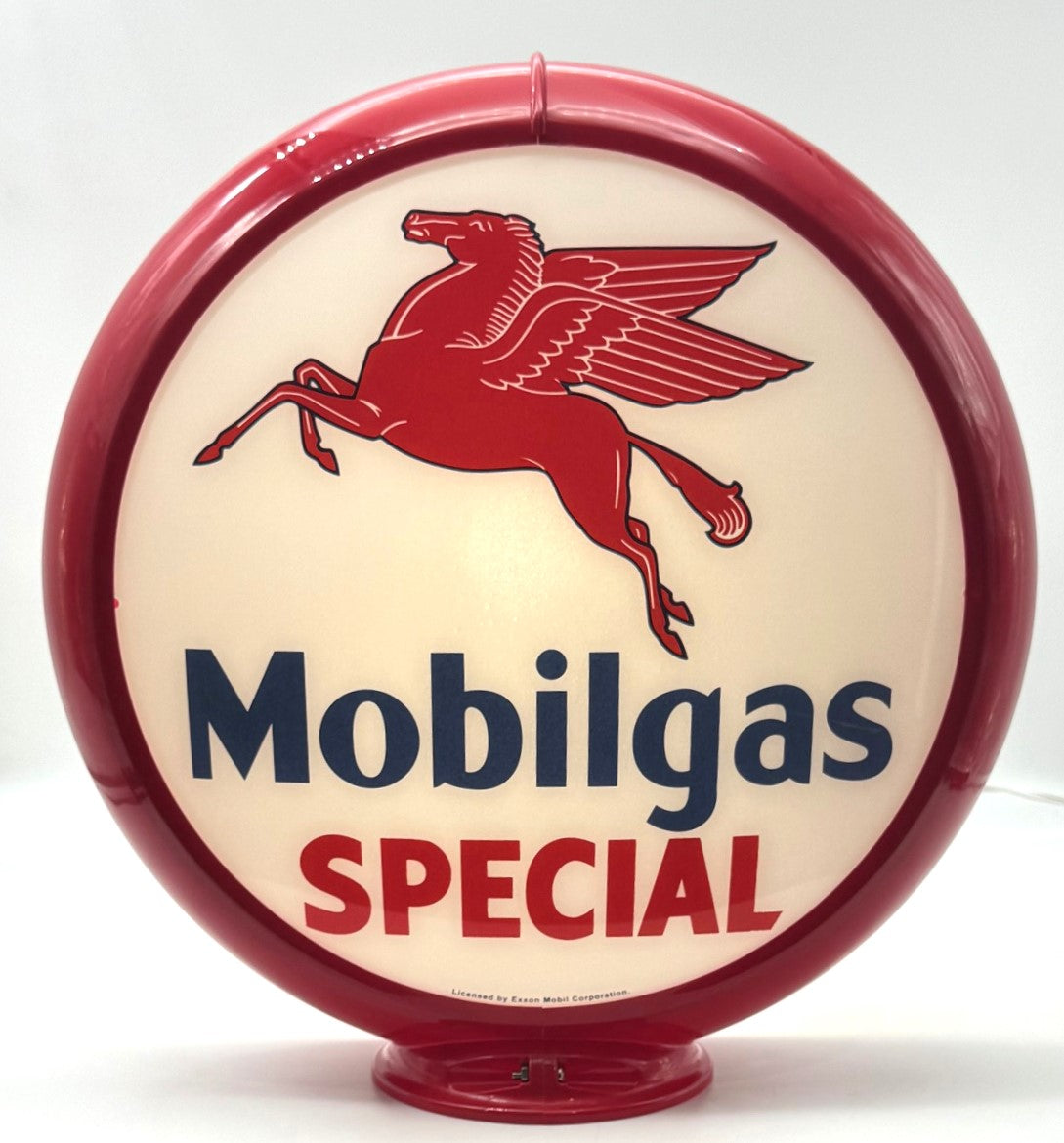 MOBILGAS SPECIAL 13.5" Gas Pump Globe