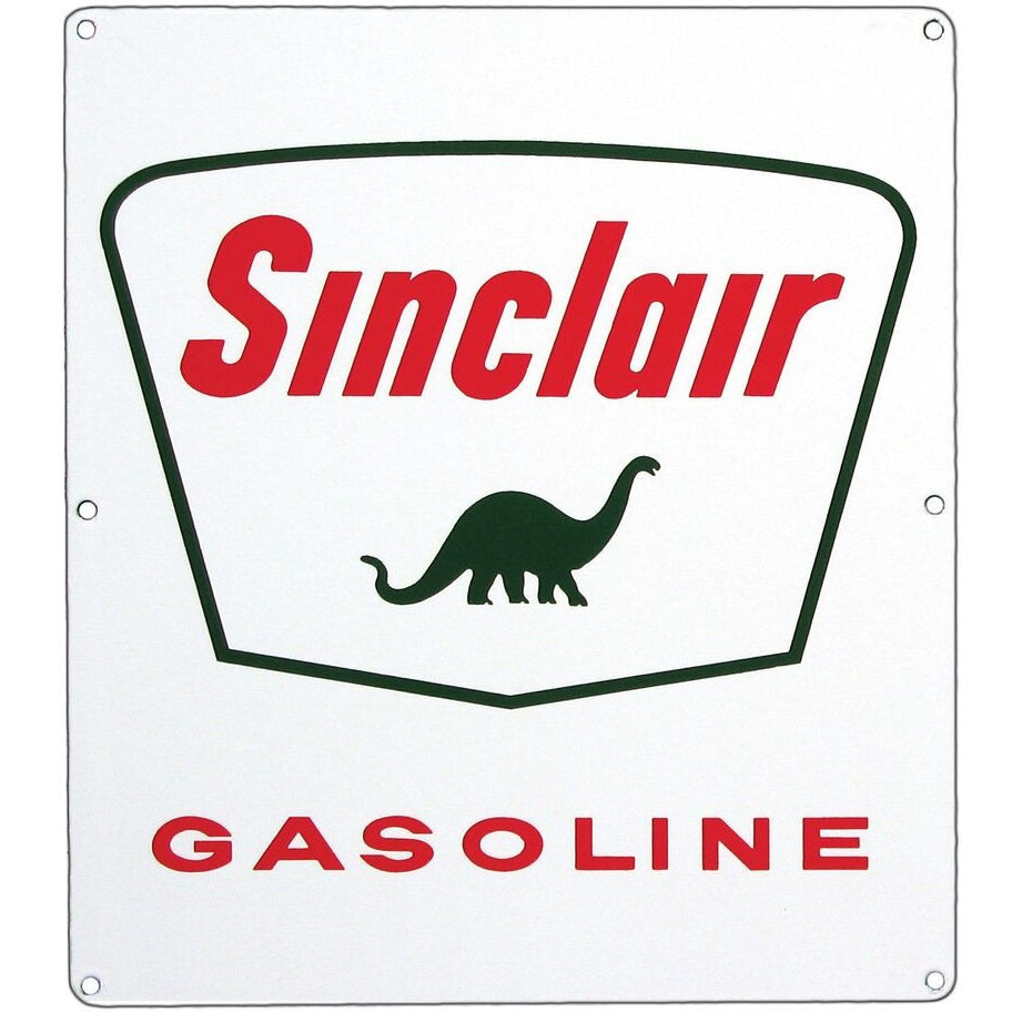 SINCLAIR die-cut Porcelain Sign